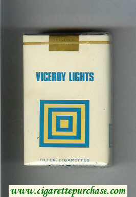 Viceroy Lights Cigarettes soft box