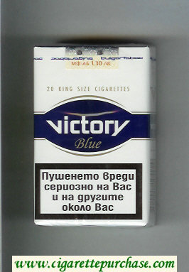 Victory Blue cigarettes soft box