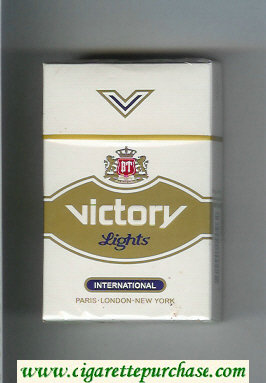 Victory Lights International cigarettes hard box