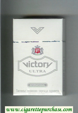 Victory Ultra International cigarettes hard box