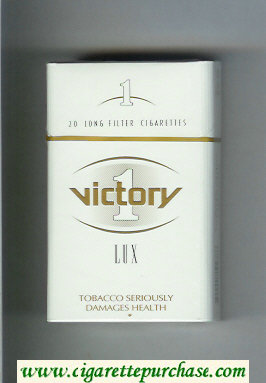 Victory 1 Lux cigarettes hard box