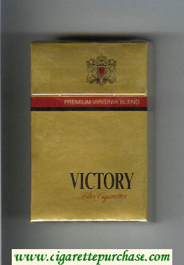 Victory Premium Virginia Blend cigarettes hard box