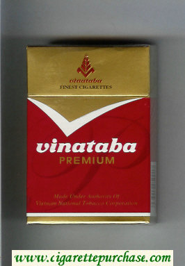 Vinataba Premium cigarettes hard box