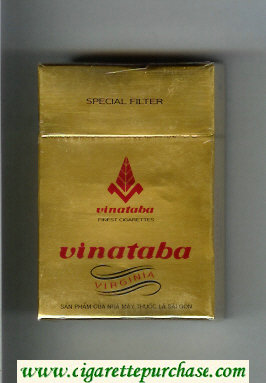 Vinataba Virginia cigarettes hard box