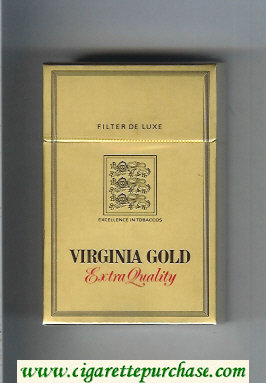 Virginia Gold Extra Quality cigarettes hard box