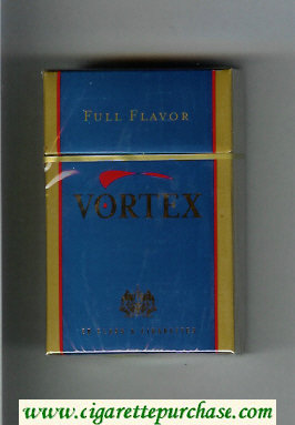 Vortex Full Flavor cigarettes hard box