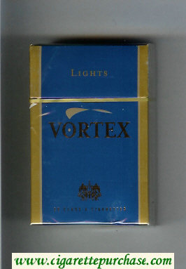 Vortex Lights cigarettes hard box