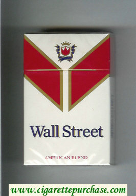 Wall Street American Blend cigarettes hard box