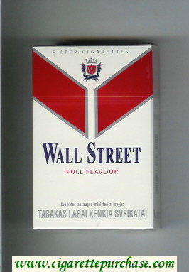 Wall Street Full Flavour cigarettes hard box