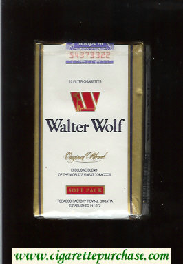 Walter Wolf Original Blend cigarettes white soft box