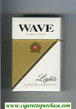 Wave Lights cigarettes hard box