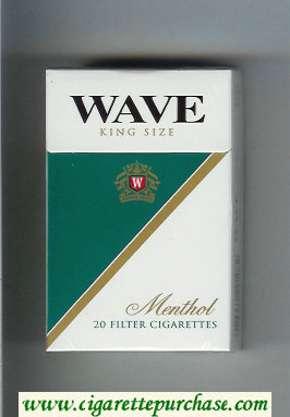 Wave Menthol cigarettes hard box