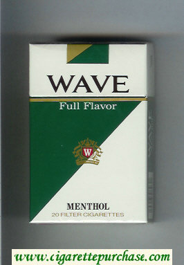 Wave Full Flavor Menthol cigarettes hard box