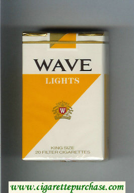 Wave Lights cigarettes soft box