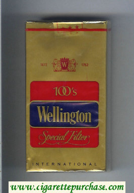 Wellington Special Filter 100s cigarettes soft box