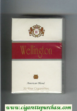 Wellington cigarettes hard box