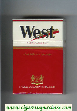 West American Blend Full Flavor cigarettes hard box