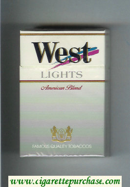 West Lights American Blend cigarettes hard box