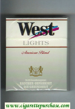 West Lights American Blend 25 cigarettes hard box