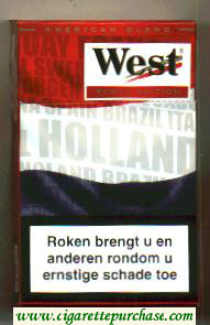 West Red World cigarettes Edition 2006 Holland hard box