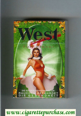 West 'R' Easter Edition Full Flavor cigarettes hard box