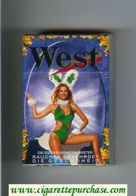West 'R' Full Flavor Easter Edition hard box cigarettes