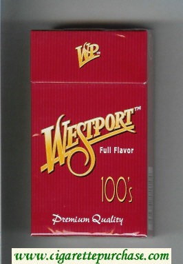 Westport Full Flavor Premium Quality 100s cigarettes hard box