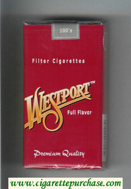 Westport Full Flavor Premium Quality 100s cigarettes soft box