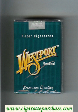 Westport Menthol Premium Quality cigarettes soft box