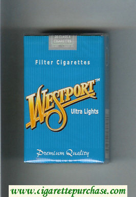 Westport Ultra Lights Premium Quality cigarettes soft box