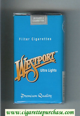 Westport Ultra Lights 100s Premium Quality cigarettes soft box