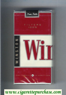 Winston Filters 100s cigarettes soft box