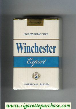 Winchester Export Lights American Blend Cigarettes soft box