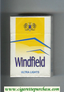 Windfield Ultra Lights Cigarettes hard box