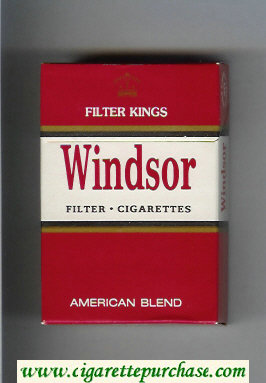 Windsor American Blend Filter Cigarettes hard box