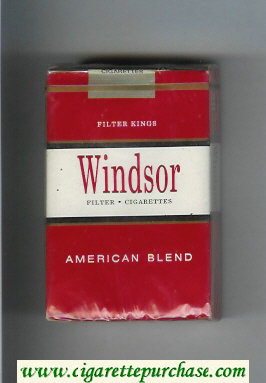 Windsor American Blend Filter Cigarettes soft box