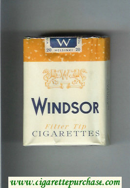 Windsor Filter Tip Cigarettes soft box