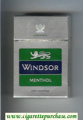 Windsor Menthol Cigarettes hard box