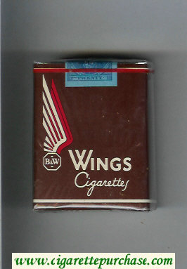 Wings BandW Cigarettes brown soft box