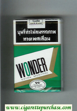 Wonder Extra Menthol Cigarettes soft box