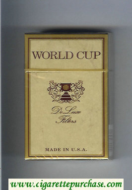 World Cup Cigarettes hard box