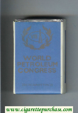 World Petroleum Congress Cigarettes soft box