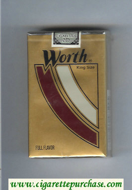 Worth Full Flavor Cigarettes soft box