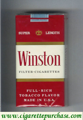Discount Winston Filter 100s Cigarettes soft box