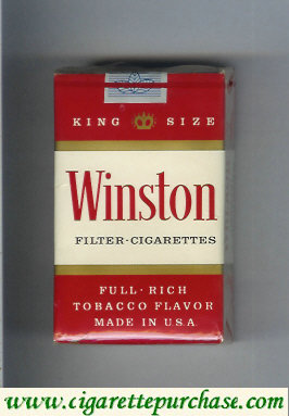 Discount Winston Filter Cigarettes soft box