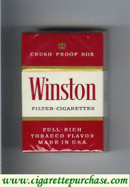 Discount Winston Filter cigarettes Crush Proof box