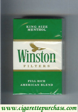 Discount Winston Filter cigarettes Menthol American Blend