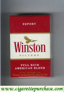 Discount Winston Filter cigarettes hard box