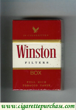 Discount Winston Filters cigarettes hard box