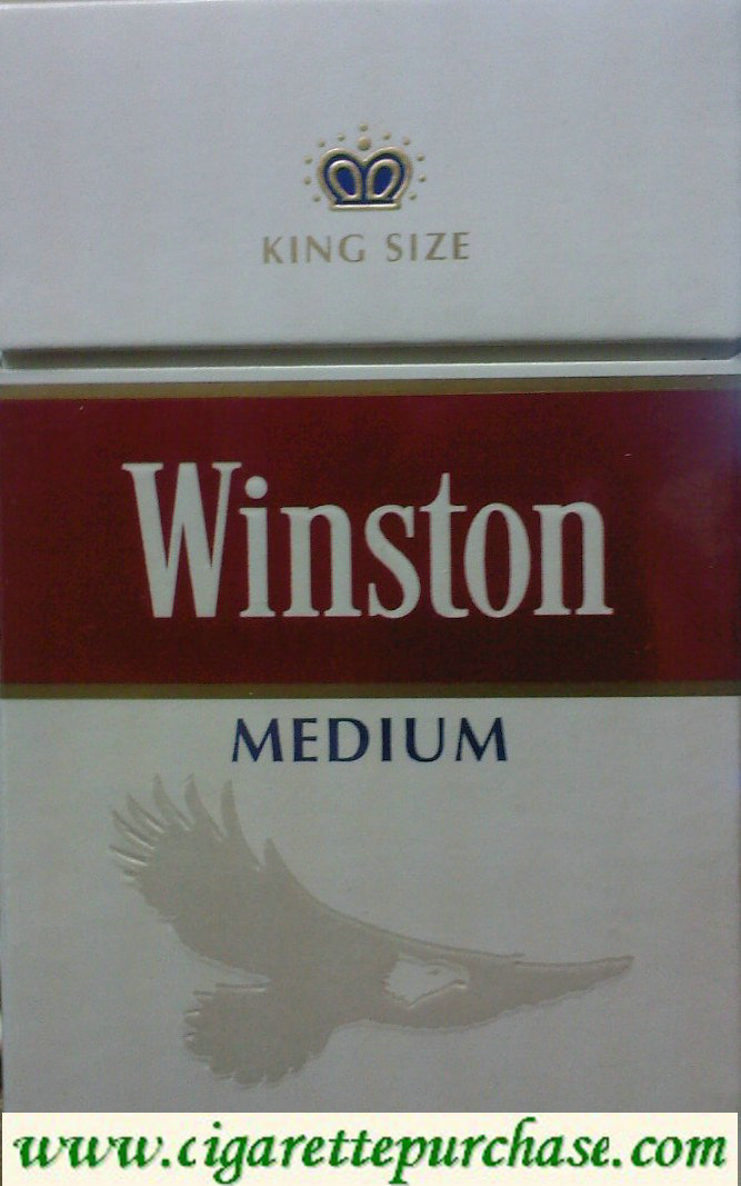 Discount Winston MEDIUM Cigarettes Soft box